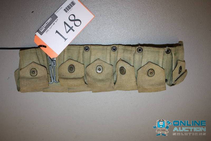 lot 148 image: 1943 Cartridge Belt.