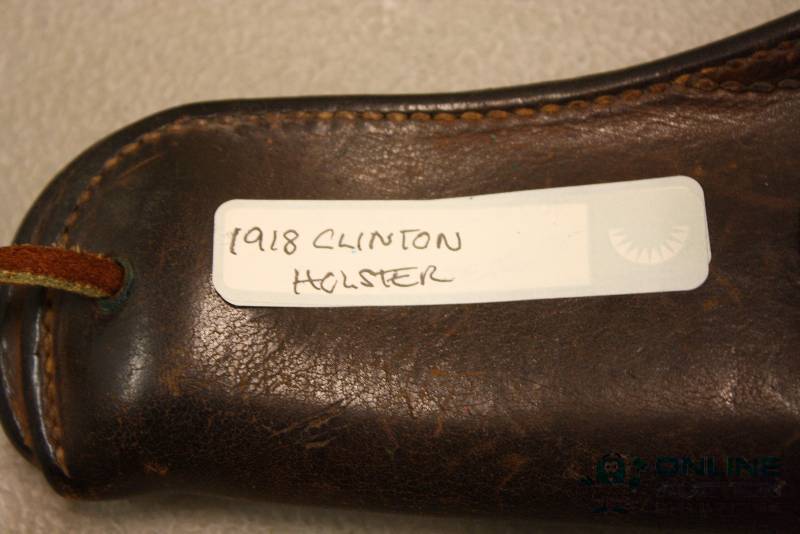 lot 139 image: US Military 1918 Clinton Gun Holster 7973.
