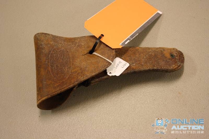 lot 137 image: 1917 Hoyt Leather Gun Holster.