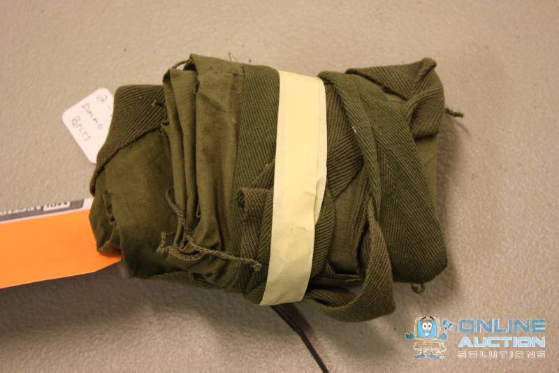 lot 143 image: Lot of (2) M16 Ammo Belts.