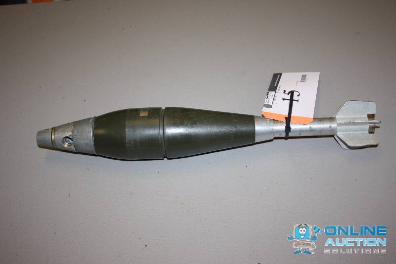 lot 15 image: 81mm Mortar.