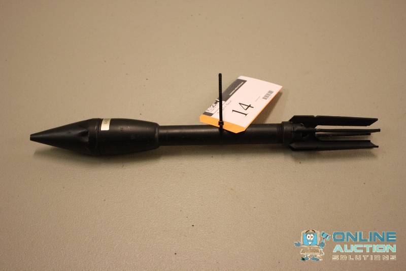 lot 14 image: Bazooka Rocket.