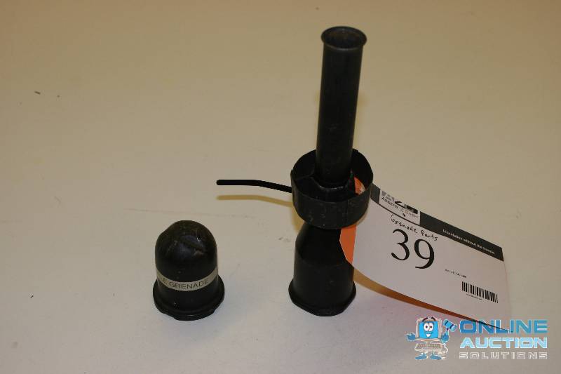 lot 39 image: Grenade Parts Including Rifle Grenade.