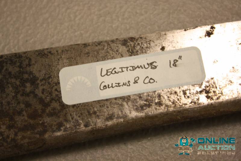 lot 75 image: Collins-Legitumus Knife 18 Blade.