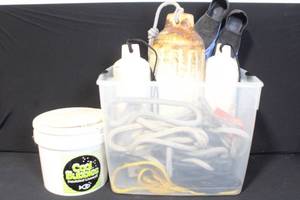 lot 18 image: Marine Dock Line and Accessories Collection with Fenders and Flippers