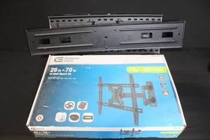 lot 27 image: Commercial Electric 26-70 Inch Full-Motion TV Wall Mount Kit