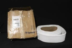 lot 70 image: Tarkett Wall Base DC 08 6 x 100 Icicle Vinyl Cove Base Roll