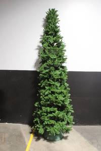 lot 89 image: 16 Foot Unlit Artificial Christmas Tree with Stand and Boxes