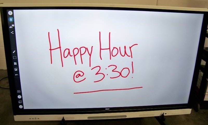 lot 3 image: 75 SMART SBID-MX075 SMARTBOARD (Smart Board)  LCD TV  Monitor