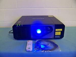 lot 15 image: Panasonic PTRZ-570 WUXGA DLP Projector  Projection System with Remote Control
