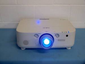lot 12 image: NEC NP-PA571W 5700 Lumen WXGA Professional Installation LCD Projector with HDMI Cable and Remote Control