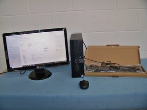 lot 96 image: Dell PC, Monitor, Keyboard and Mouse