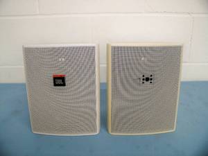 lot 108 image: (2) JBL Control 25 5.25 2-Way 200W Shielded IndoorOutdoor Speakers  Loudspeakers