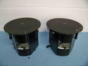 lot 114 image: (2) QSC AD-C6T Commercial In-Ceiling Speakers