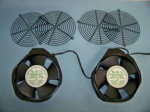 lot 115 image: (2) Commonwealth FP-108EXM Rotary Fans