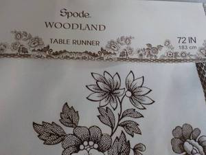 lot 84 image: Spode Woodland Table runner 15 x 72...