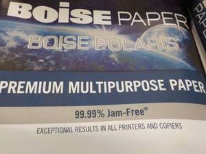 lot 115 image: Boise Polaris Premium Copy Paper 45...