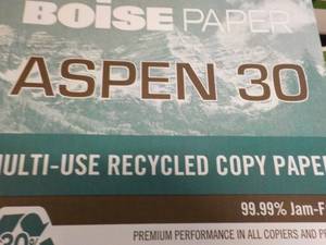 lot 116 image: Boise Aspen 30 5000 Sheets White 8....