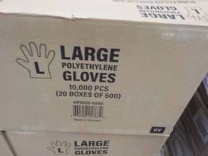 lot 170 image: Case of 10,000 Size Large Polyethyl...