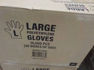lot 172 image: Case of 10,000 Size Large Polyethyl...