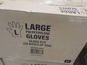 lot 173 image: Case of 10,000 Size Large Polyethyl...