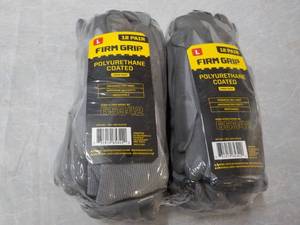 lot 184 image: 24 pair Firm Grip Polyurethane size...