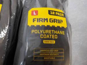 lot 189 image: 24 pair Firm Grip Polyurethane size...
