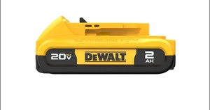 lot 8 image: DEWALT 20V MAX 20V 2Ah Compact Lithium Ion Power Tool Battery Pack