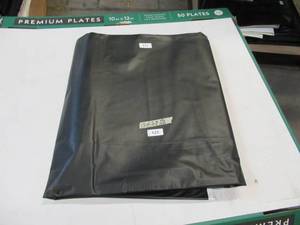 NEW Vinyl Tarp - 12' x 29' Black / White Vinyl tarp - 13 oz. Mediumweight Duty