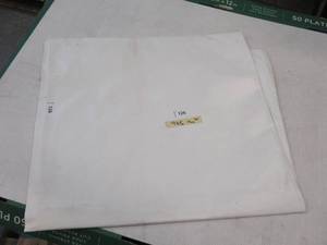 lot 126 image: NEW Vinyl Tarp - 9 x 16 White  White Vinyl tarp - 13 oz. Mediumweight Duty