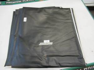 lot 128 image: NEW Vinyl Tarp - 16 x 18 Black  White Vinyl tarp - 13 oz. Mediumweight Duty