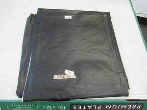 lot 131 image: NEW Vinyl Tarp - 14 x 16 Black  White Vinyl tarp - 7 oz. Lightweight Duty
