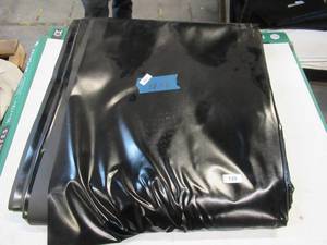 NEW Vinyl Tarp - 9' x 84' Black / Black Vinyl tarp - 20 oz. Heavyweight Duty