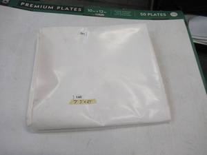 lot 140 image: NEW Vinyl Tarp - 7.5 x 27 White  White Vinyl tarp - 20 oz. Heavyweight Duty