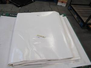 NEW Vinyl Tarp - 10' x 26' White / White Vinyl tarp - 20 oz. Heavyweight Duty