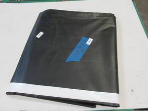 lot 163 image: NEW Vinyl Tarp - 16 x 30  Black  White Vinyl tarp - 7 oz. Lightweight Duty - SPOT