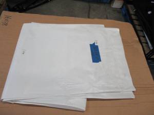 lot 179 image: NEW Vinyl Tarp - 8 x 16 White  White Vinyl tarp - 13 oz. Mediumweight Duty