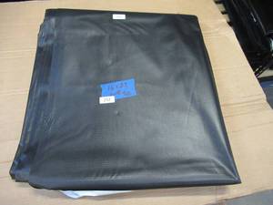 lot 212 image: NEW Vinyl Tarp - 16 x 27  Black  White Vinyl tarp - 9 oz. Lightweight Duty