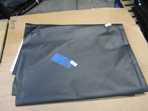 lot 215 image: NEW Vinyl Tarp - 10 x 28 Black  White Vinyl tarp - 13 oz. Mediumweight Duty