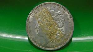 lot 1 image: 1921 Morgan Silver Dollar