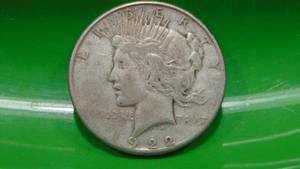 lot 4 image: 1922S Peace Silver Dollar