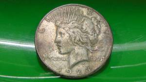 lot 5 image: 1923S Peace Silver Dollar