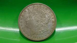 lot 6 image: 1921D Morgan Silver Dollar