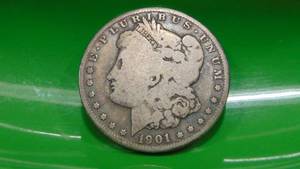 lot 15 image: 1901O Morgan Silver Dollar