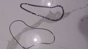 lot 44 image: 2- Sterling Silver Necklaces, 11.6 DWT