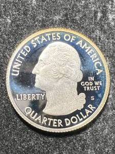 lot 43 image: 2016-S US PROOF SILVER FORT MOULTRIE QUARTER