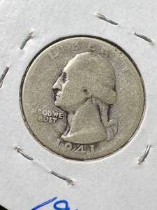 lot 45 image: 1941 US WASHINGTON QUARTER