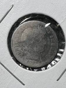 lot 54 image: 1898 US BARBER DIME