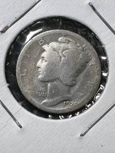 lot 66 image: 1920 US MERCURY DIME
