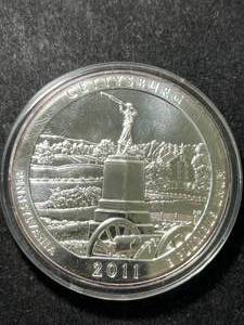 lot 71 image: 5 TROY OZ .999 FINE SILVER WASHINGTON QUARTER ROUND IN AIRTITE